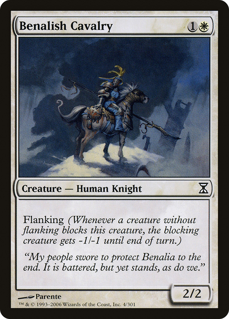 Benalish Cavalry (TSP-004) - Time Spiral | Grognard Games