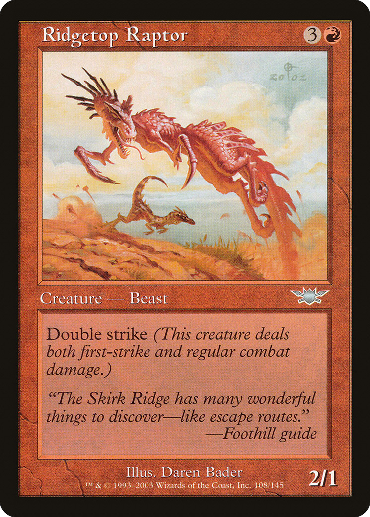 Ridgetop Raptor (LGN-108) - Legions Foil | Grognard Games