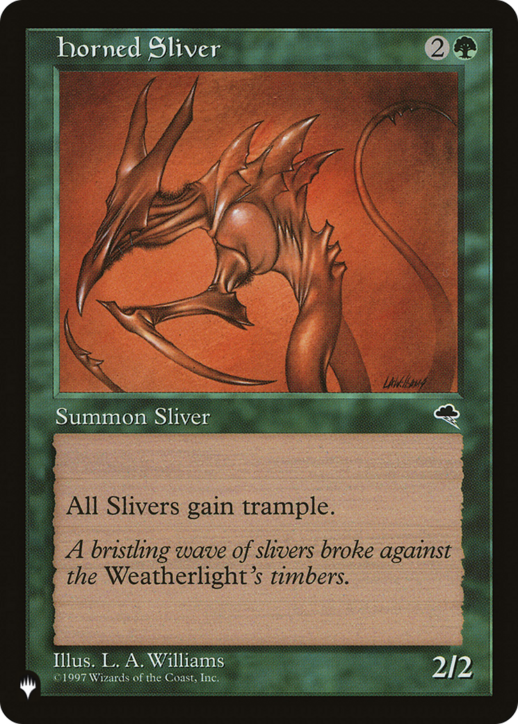 Horned Sliver [The List] | Grognard Games
