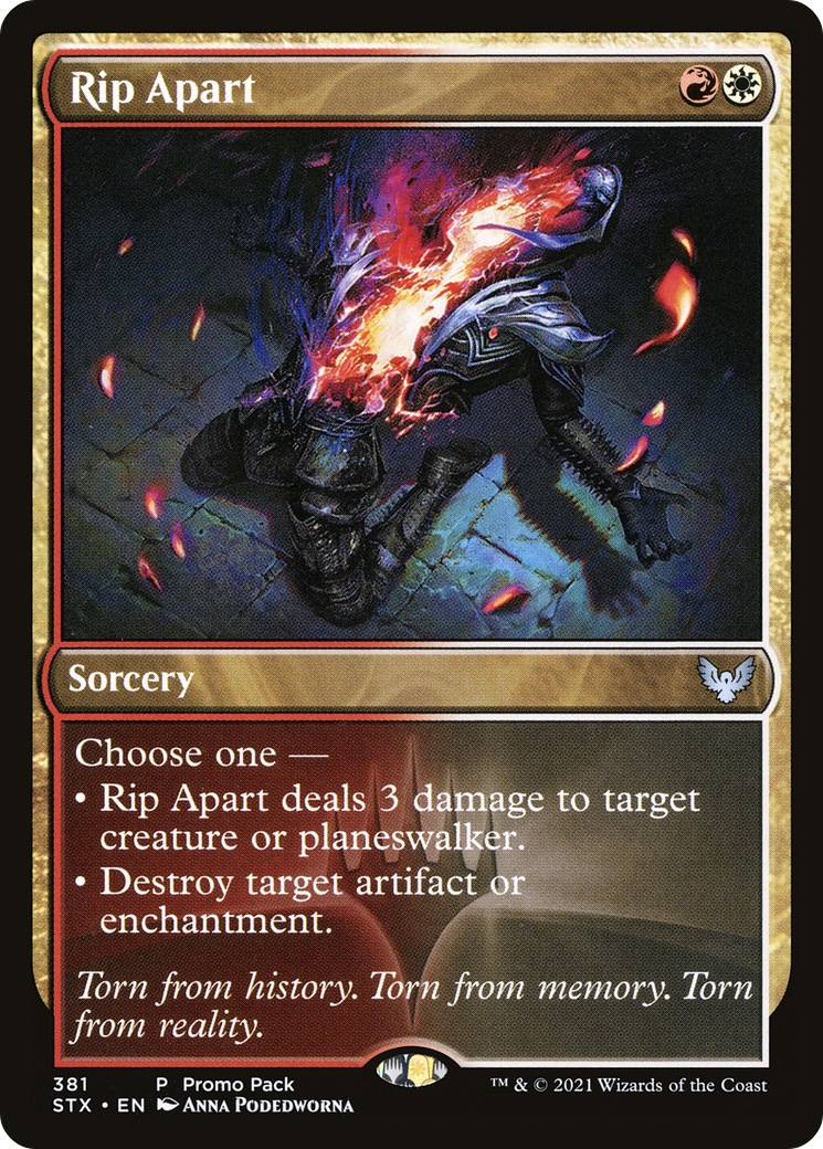 Rip Apart (Promo Pack) [Strixhaven: School of Mages Promos] | Grognard Games