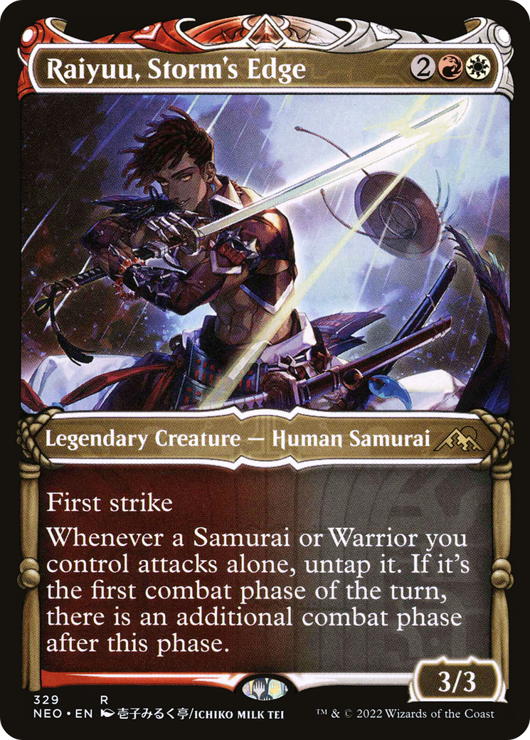 Raiyuu, Storm's Edge (Showcase Samurai) [Kamigawa: Neon Dynasty] | Grognard Games