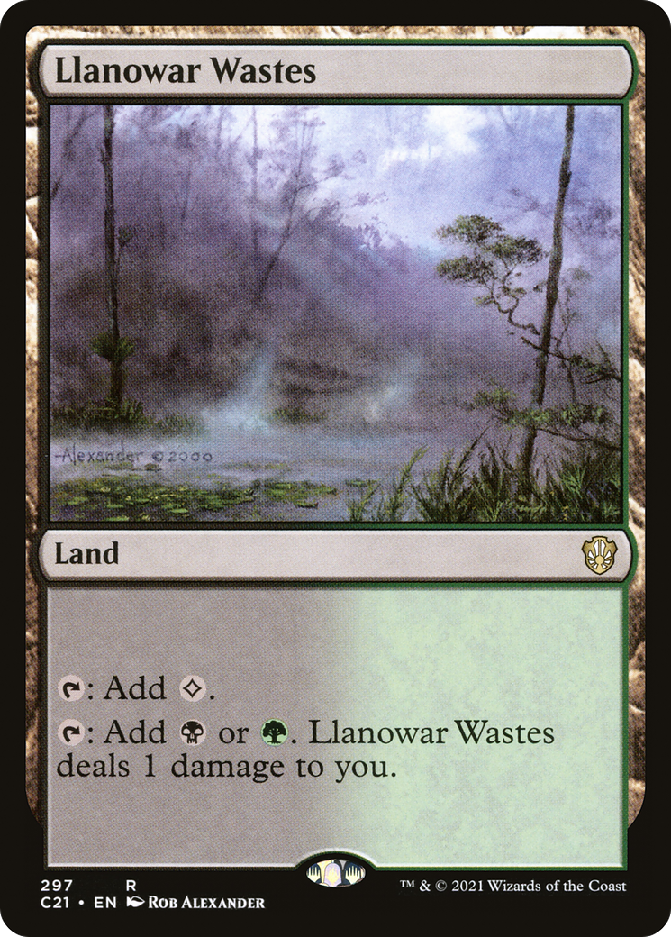 Llanowar Wastes [Commander 2021] | Grognard Games