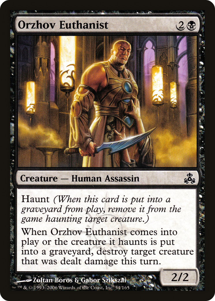 Orzhov Euthanist (GPT-054) - Guildpact Foil | Grognard Games