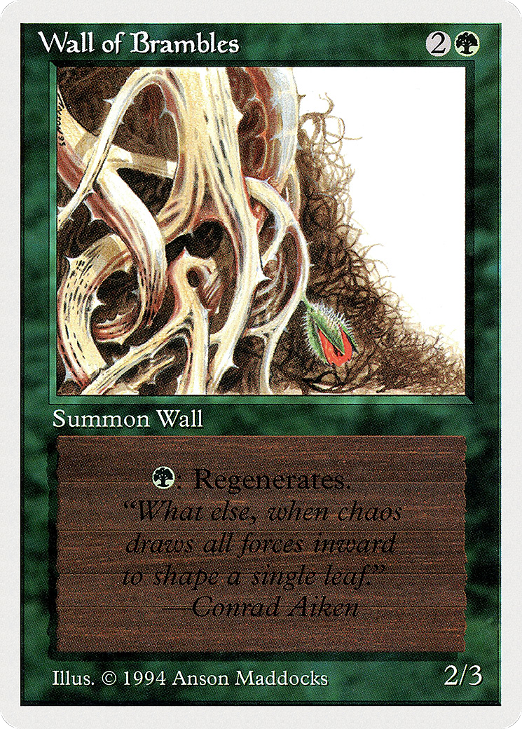 Wall of Brambles [Summer Magic / Edgar] | Grognard Games