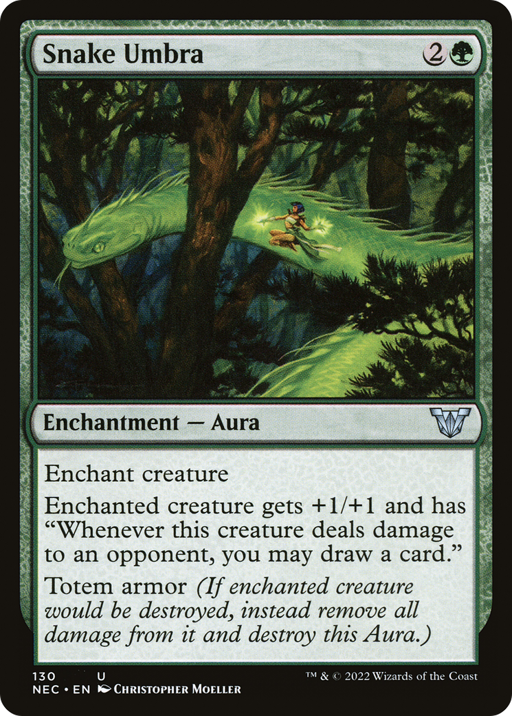 Snake Umbra [Kamigawa: Neon Dynasty Commander] | Grognard Games