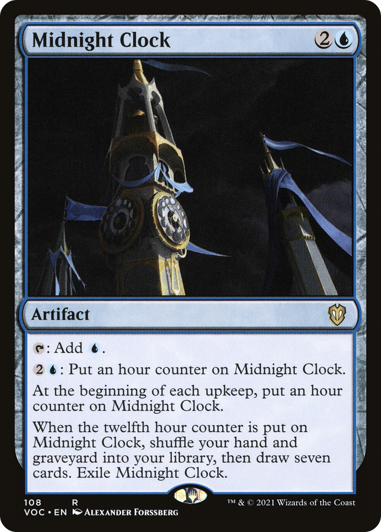 Midnight Clock [Innistrad: Crimson Vow Commander] | Grognard Games