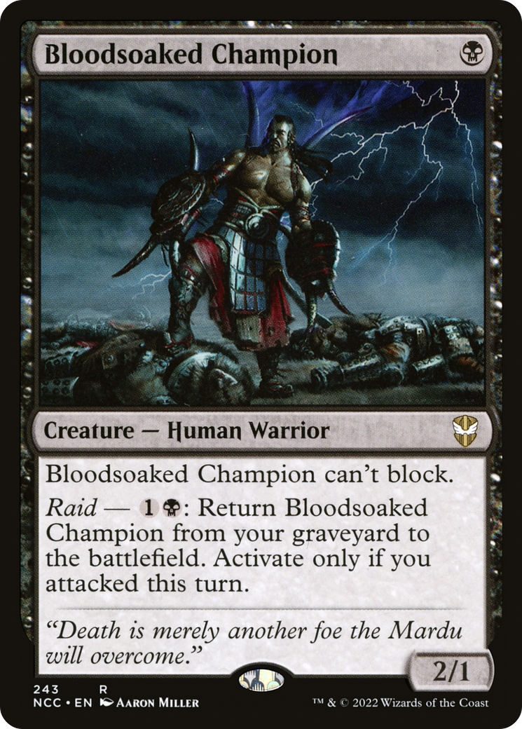 Bloodsoaked Champion [Streets of New Capenna Commander] | Grognard Games