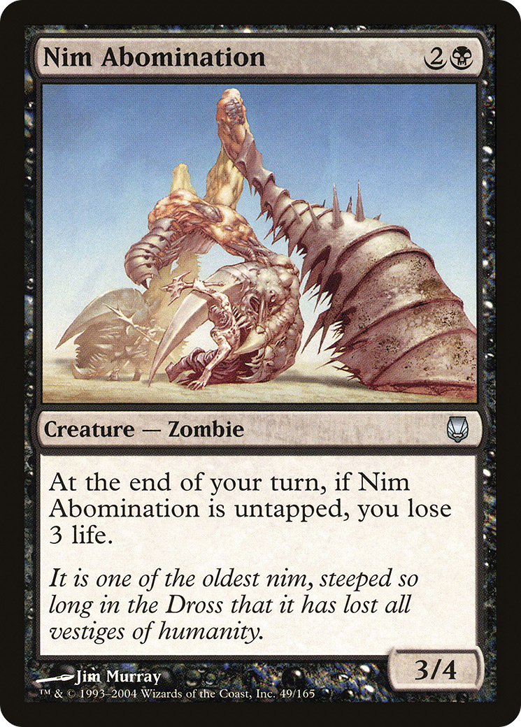 Nim Abomination (DST-049) - Darksteel Foil | Grognard Games