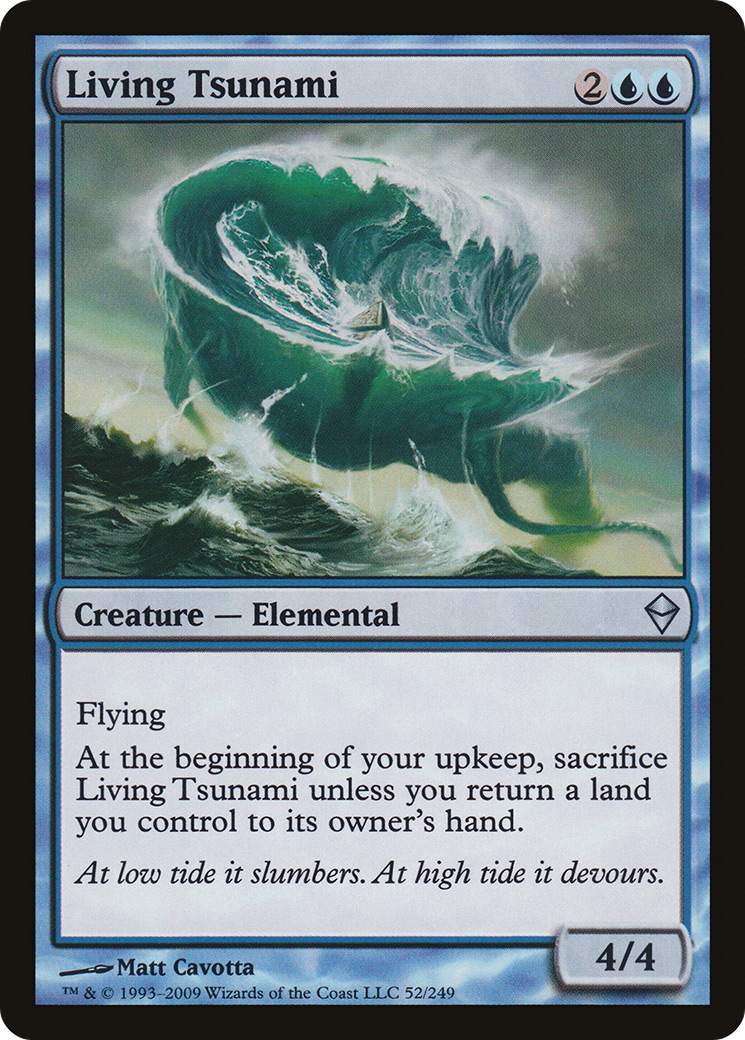 Living Tsunami (ZEN-052) - Zendikar Foil | Grognard Games