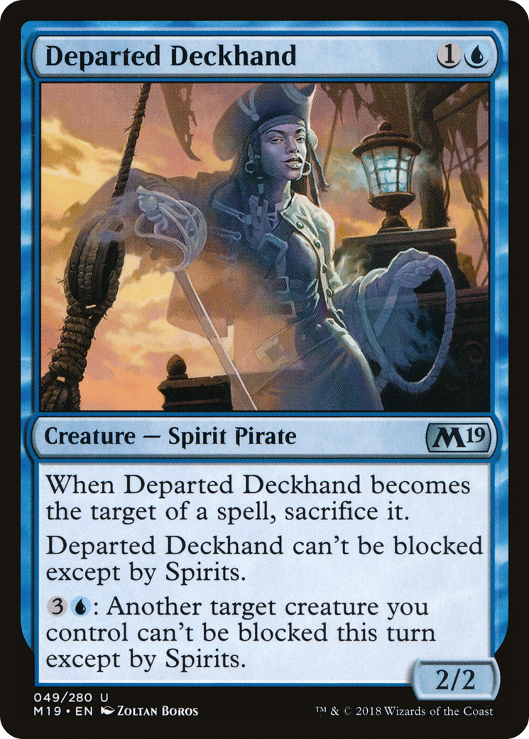 Departed Deckhand (M19-049) - Core Set 2019 Foil | Grognard Games