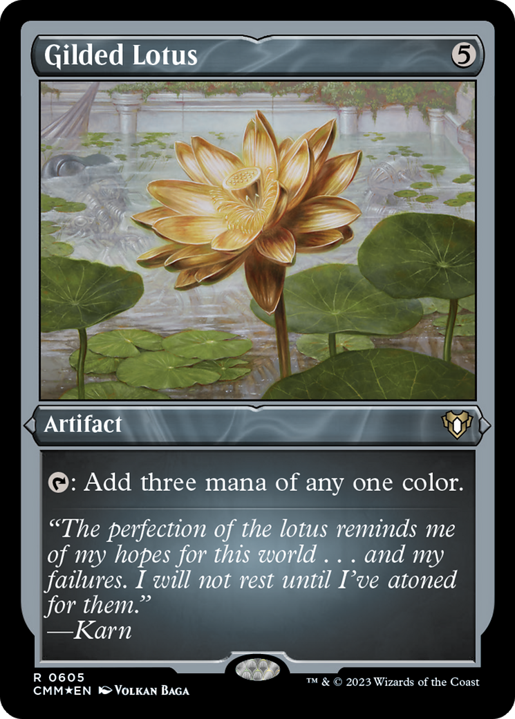 Gilded Lotus (Foil Etched) [Commander Masters] | Grognard Games