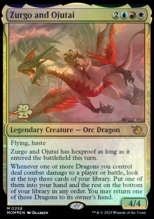 Zurgo and Ojutai [March of the Machine Prerelease Promos] | Grognard Games