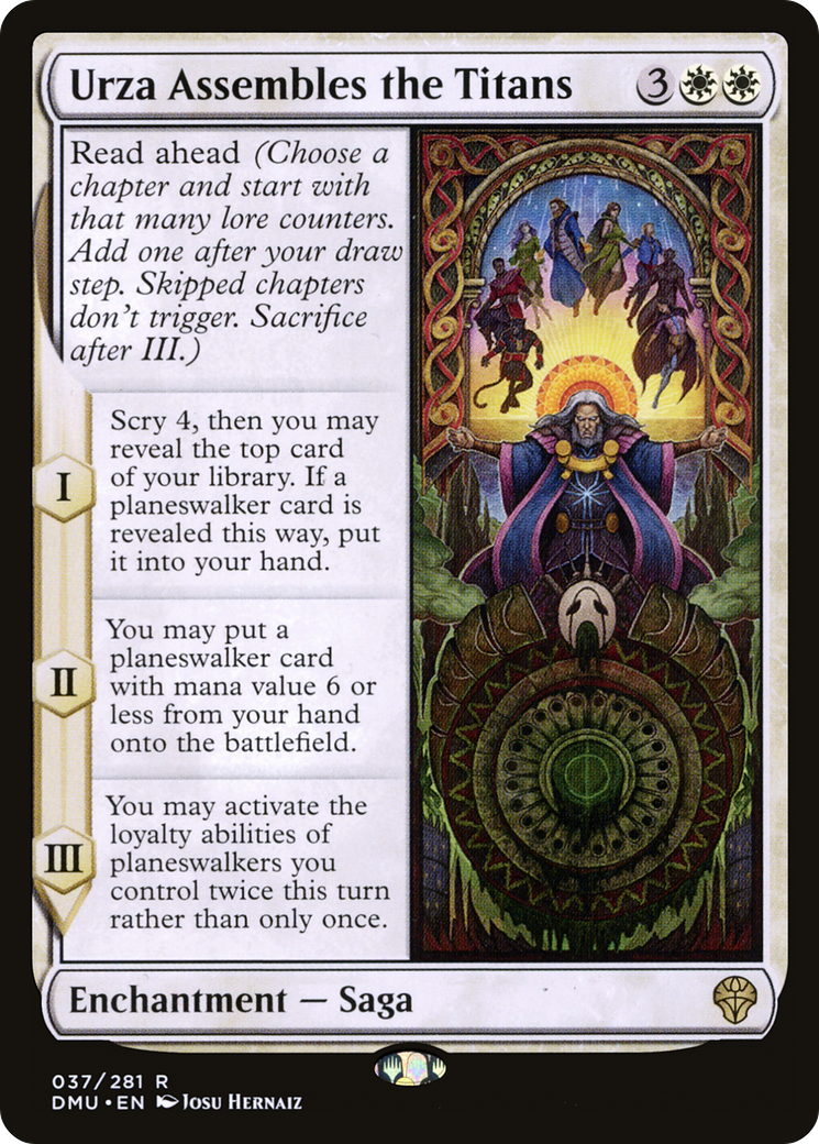 Urza Assembles the Titans [Dominaria United] | Grognard Games