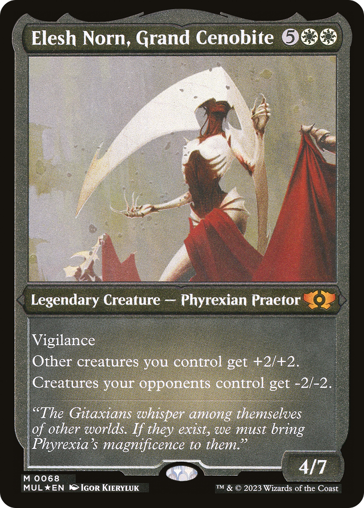 Elesh Norn, Grand Cenobite (Foil Etched) [Multiverse Legends] | Grognard Games