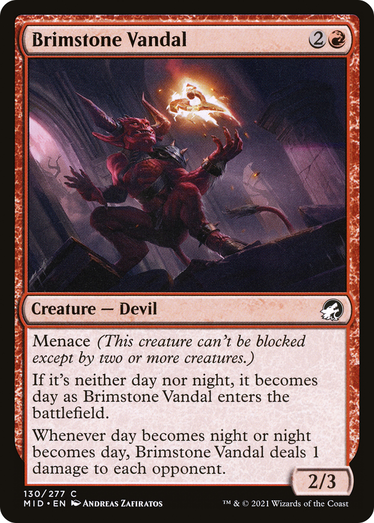 Brimstone Vandal [Innistrad: Midnight Hunt] | Grognard Games