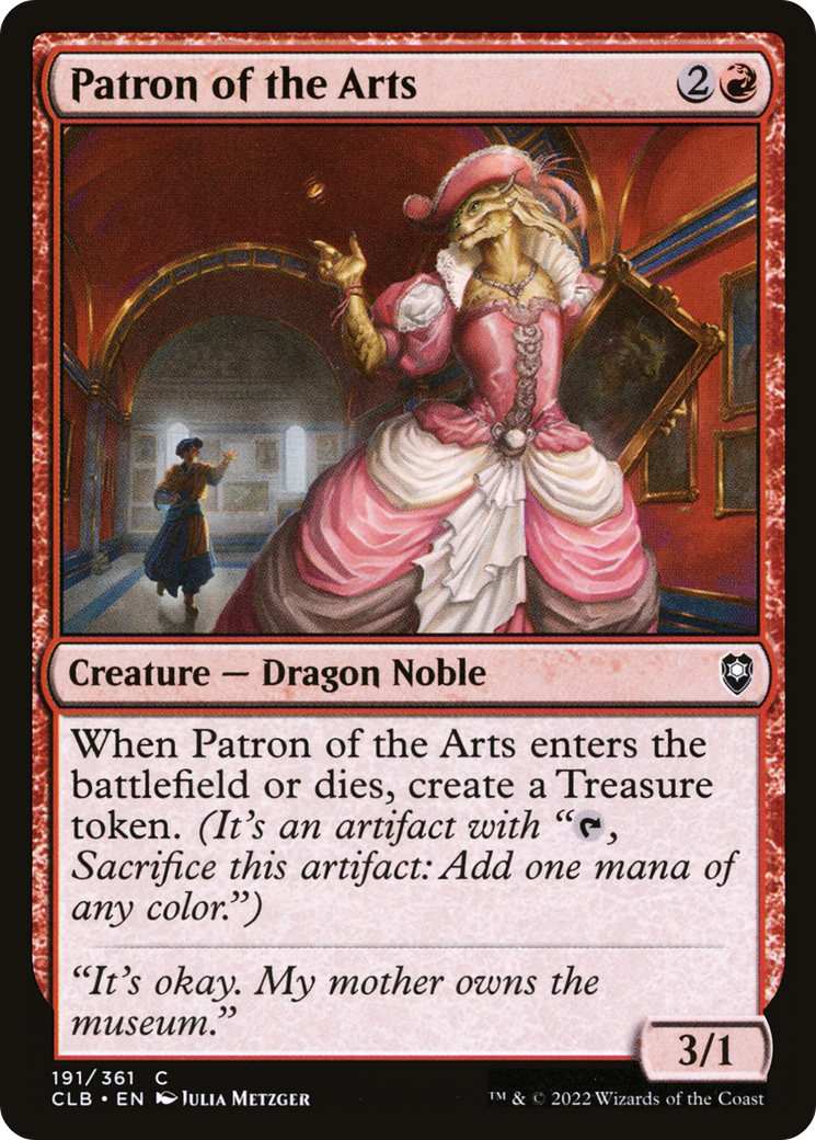 Patron of the Arts [Commander Legends: Battle for Baldur's Gate] | Grognard Games