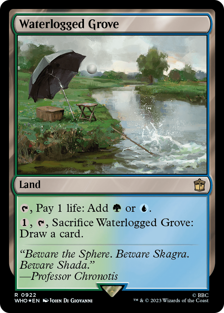 Waterlogged Grove (Surge Foil) [Doctor Who] | Grognard Games