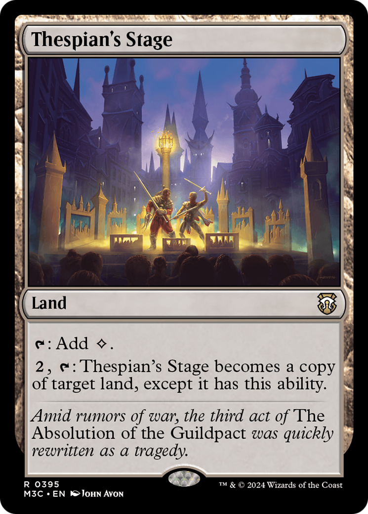 Thespian's Stage [Modern Horizons 3 Commander] | Grognard Games