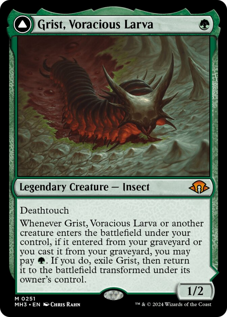 Grist, Voracious Larva // Grist, the Plague Swarm [Modern Horizons 3] | Grognard Games