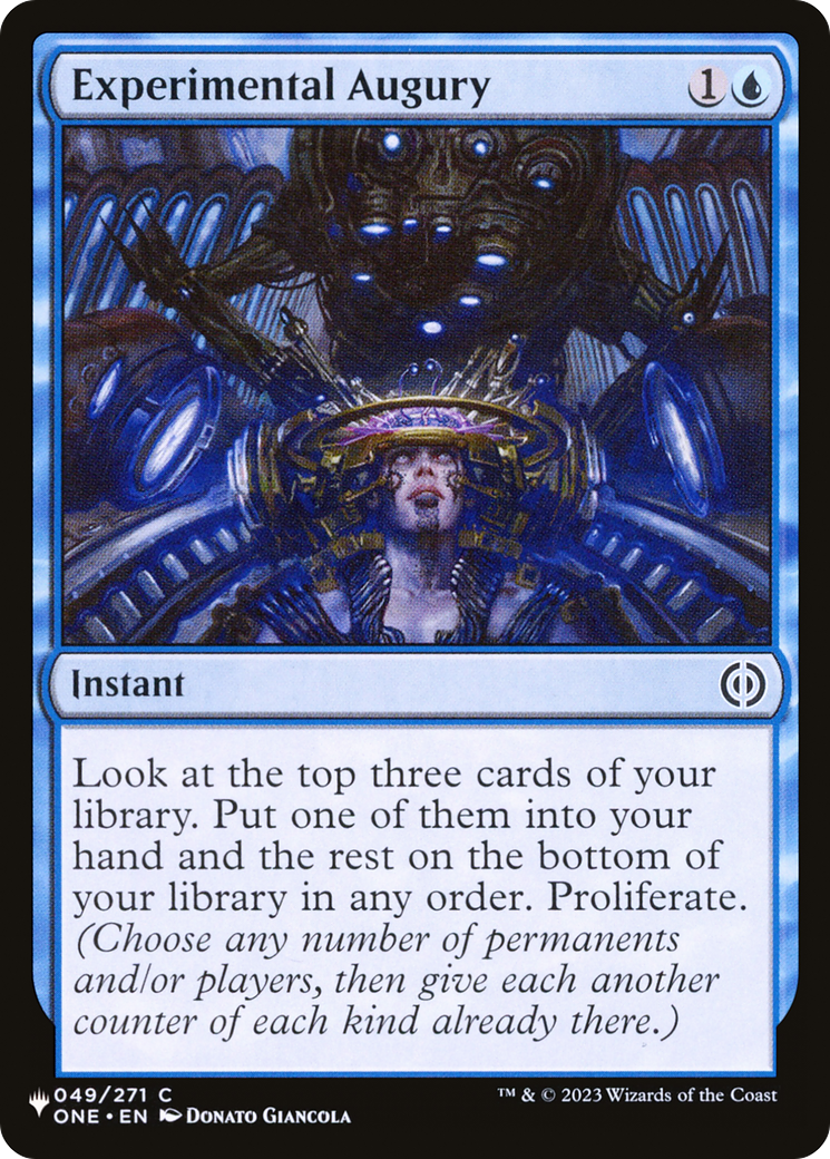 Experimental Augury [The List] | Grognard Games