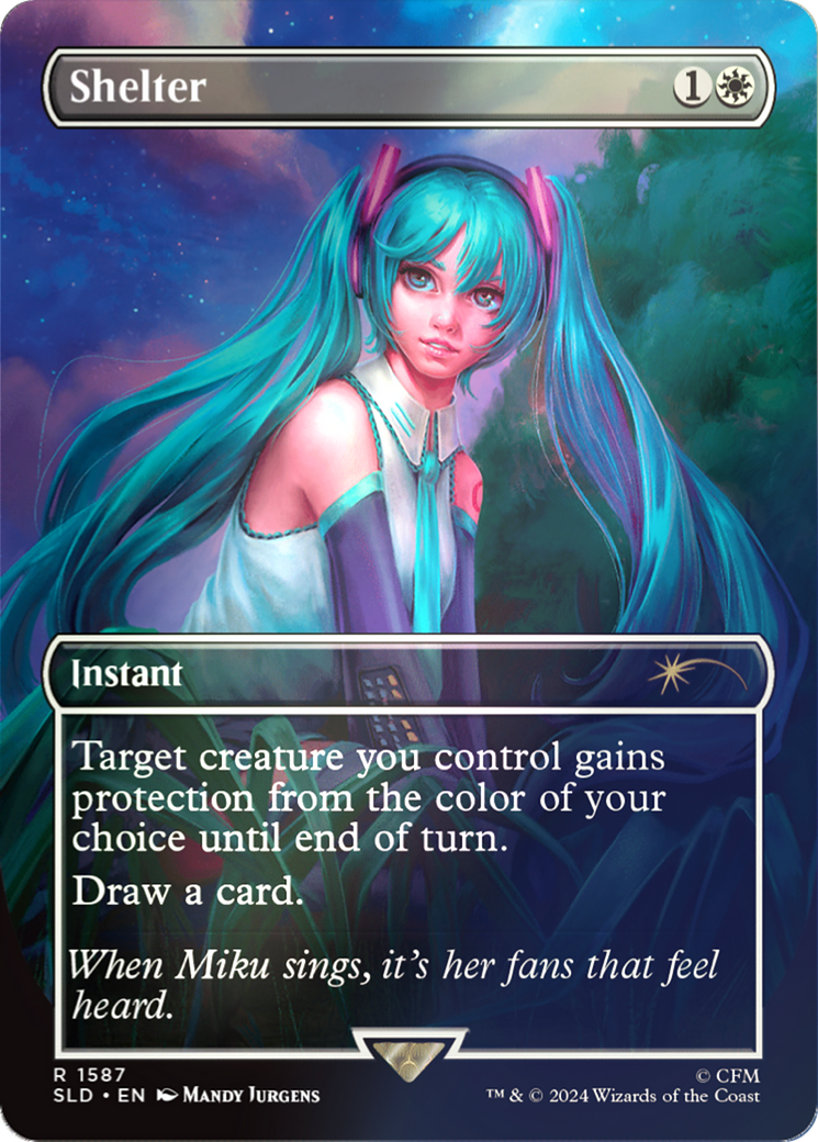 Shelter (Japanese - Rainbow Foil) [Secret Lair Drop Series] | Grognard Games