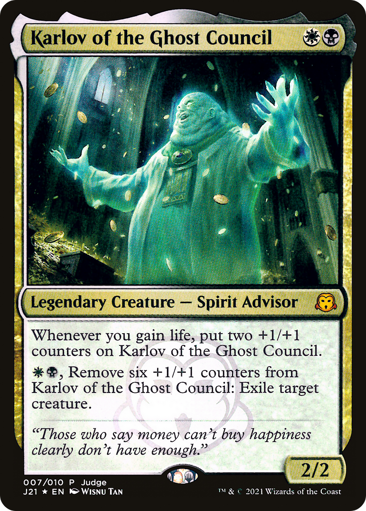Karlov of the Ghost Council [Judge Gift Cards 2021] | Grognard Games