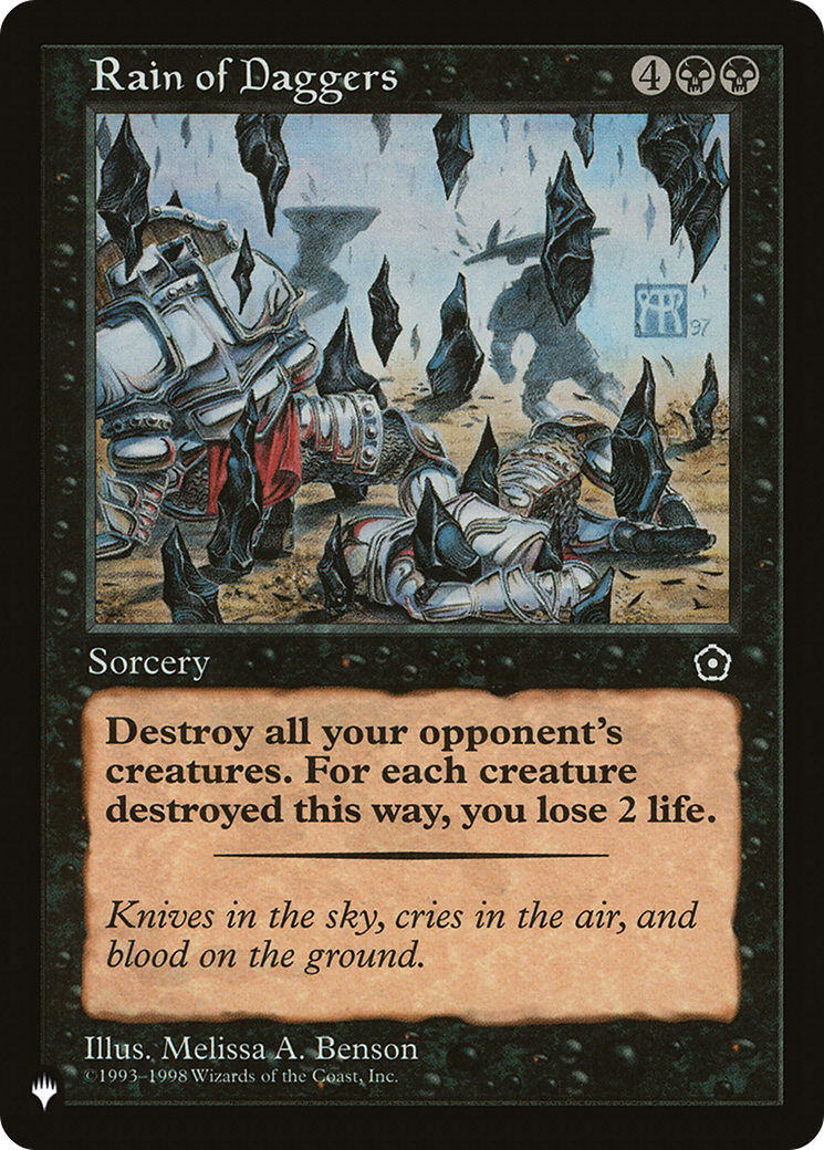 Rain of Daggers [The List] | Grognard Games
