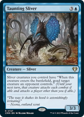 Taunting Sliver [Commander Masters] | Grognard Games