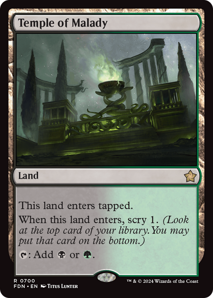 Temple of Malady [Foundations] | Grognard Games