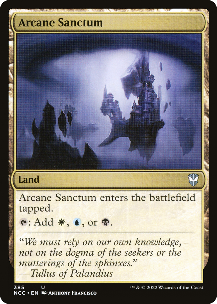 Arcane Sanctum [Streets of New Capenna Commander] | Grognard Games