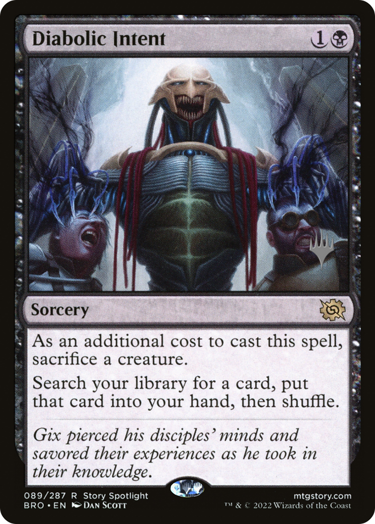 Diabolic Intent (Promo Pack) [The Brothers' War Promos] | Grognard Games