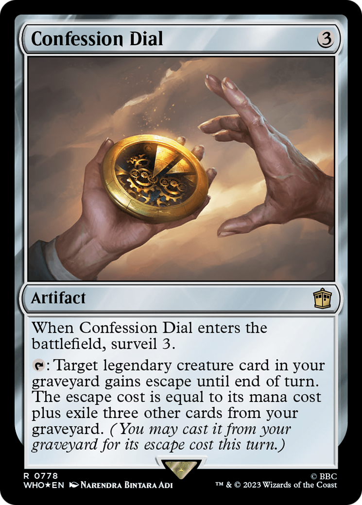 Confession Dial (Surge Foil) [Doctor Who] | Grognard Games