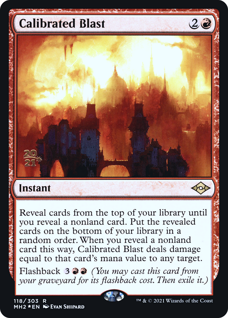 Calibrated Blast [Modern Horizons 2 Prerelease Promos] | Grognard Games