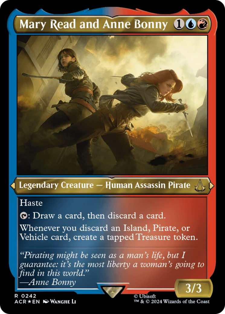 Mary Read and Anne Bonny (Foil Etched) [Assassin's Creed] | Grognard Games