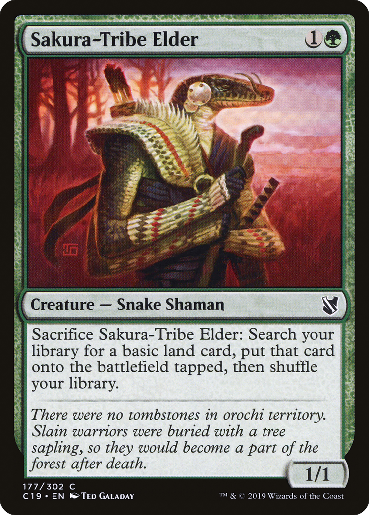 Sakura-Tribe Elder [Commander 2019] | Grognard Games