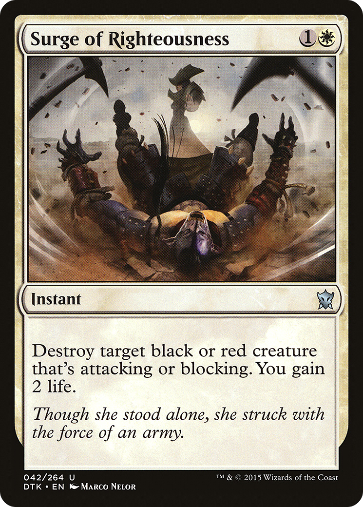 Surge of Righteousness [Dragons of Tarkir] | Grognard Games