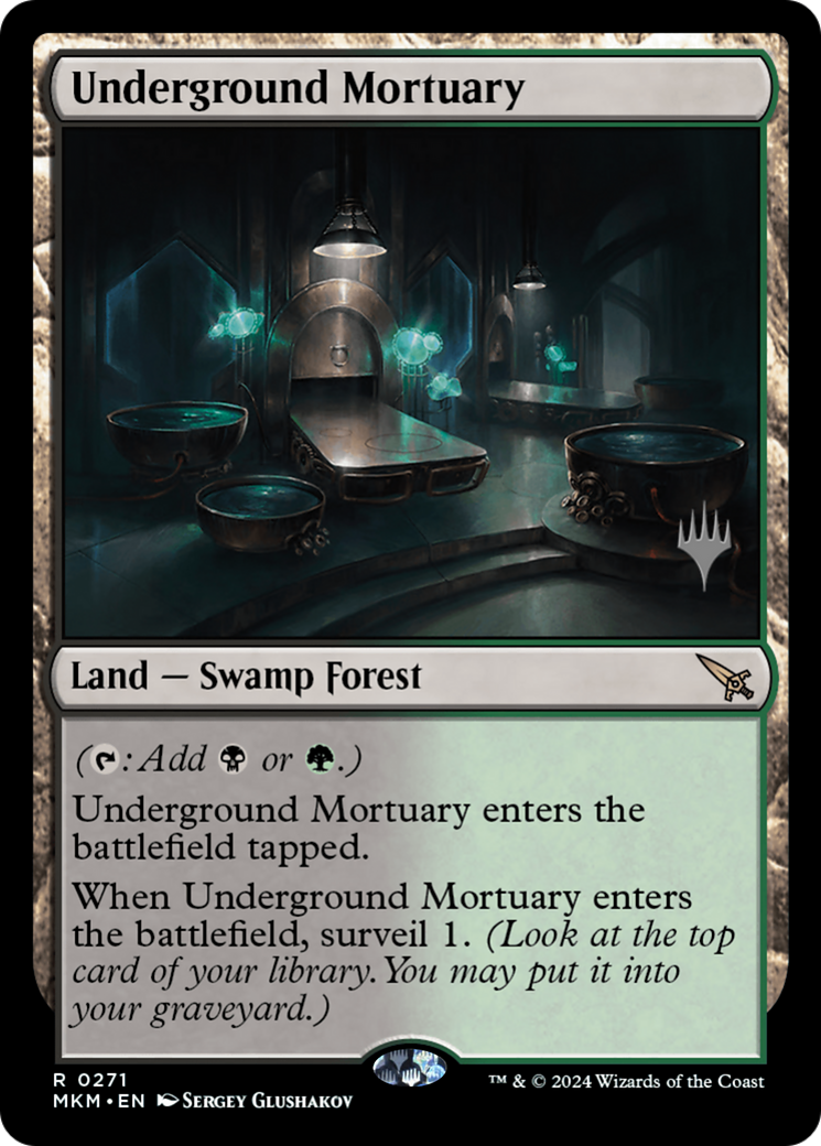 Underground Mortuary (Promo Pack) [Murders at Karlov Manor Promos] | Grognard Games