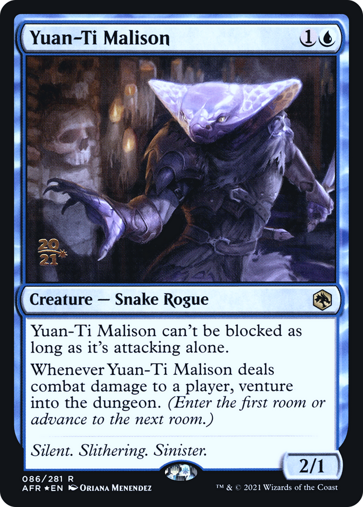 Yuan-Ti Malison [Dungeons & Dragons: Adventures in the Forgotten Realms Prerelease Promos] | Grognard Games