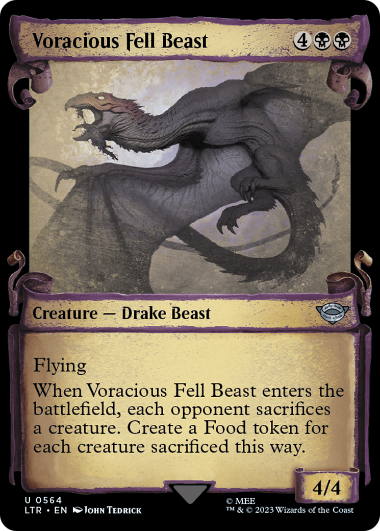 Voracious Fell Beast [The Lord of the Rings: Tales of Middle-Earth Showcase Scrolls] | Grognard Games
