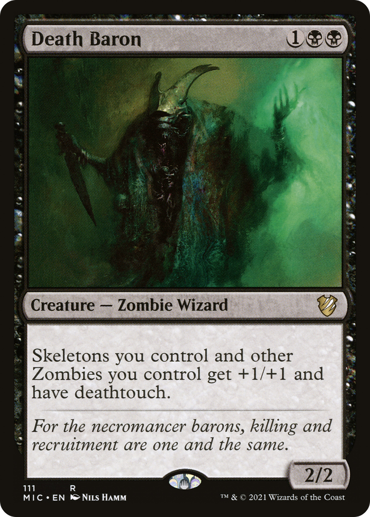 Death Baron [Innistrad: Midnight Hunt Commander] | Grognard Games