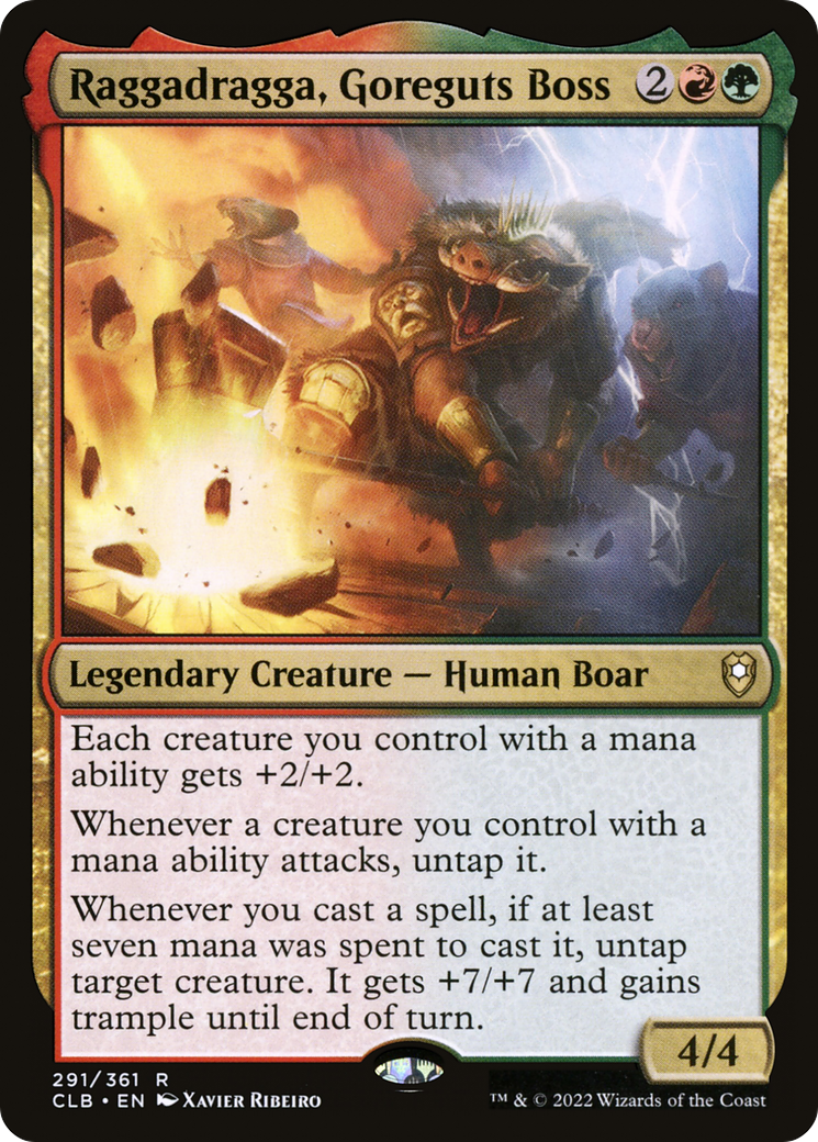 Raggadragga, Goreguts Boss [Commander Legends: Battle for Baldur's Gate] | Grognard Games
