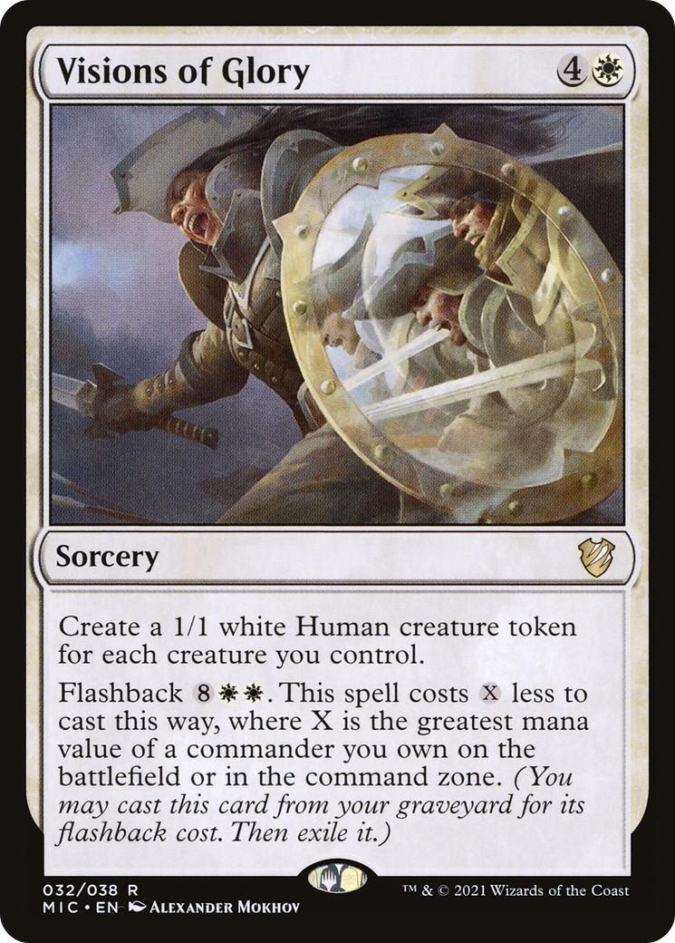 Visions of Glory [Innistrad: Midnight Hunt Commander] | Grognard Games