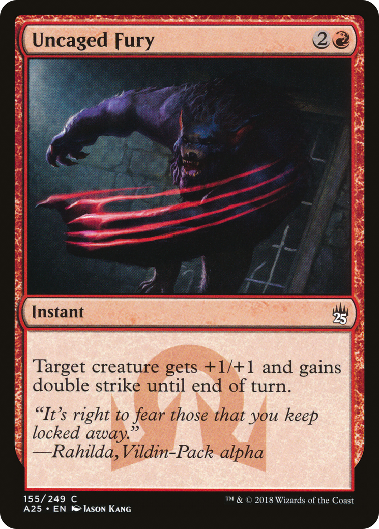 Uncaged Fury [Masters 25] | Grognard Games