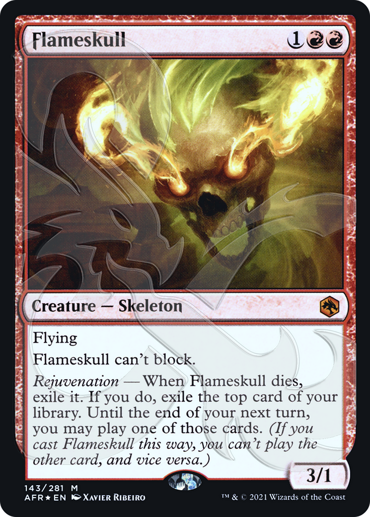 Flameskull (Ampersand Promo) [Dungeons & Dragons: Adventures in the Forgotten Realms Promos] | Grognard Games