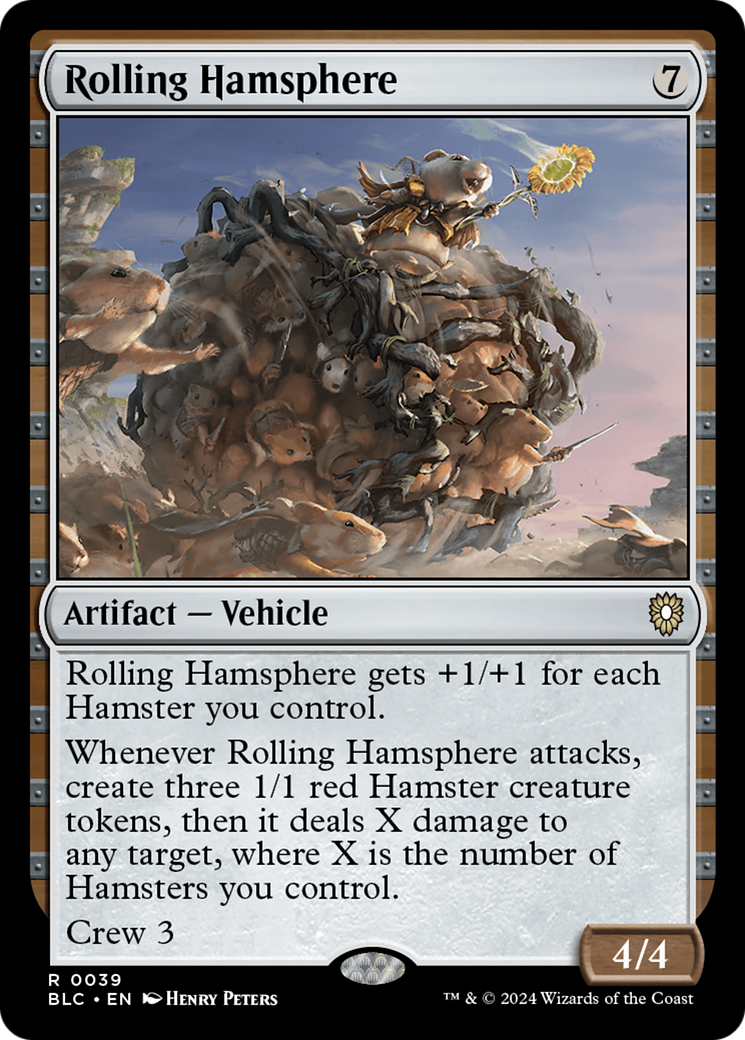 Rolling Hamsphere [Bloomburrow Commander] | Grognard Games