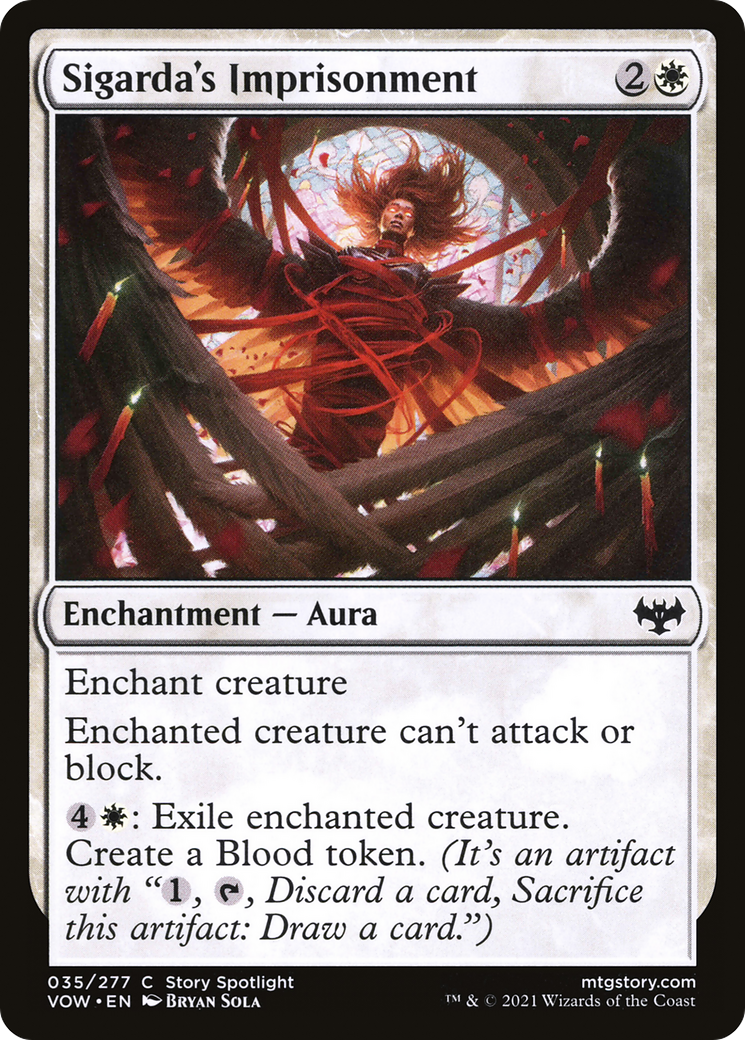 Sigarda's Imprisonment [Innistrad: Crimson Vow] | Grognard Games