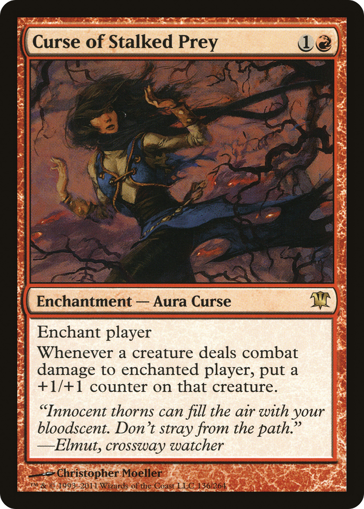 Curse of Stalked Prey [Innistrad] | Grognard Games