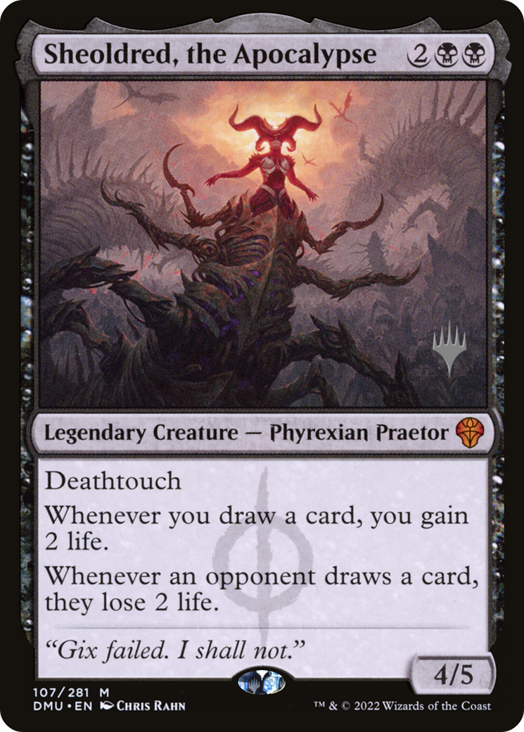 Sheoldred, the Apocalypse (Promo Pack) [Dominaria United Promos] | Grognard Games