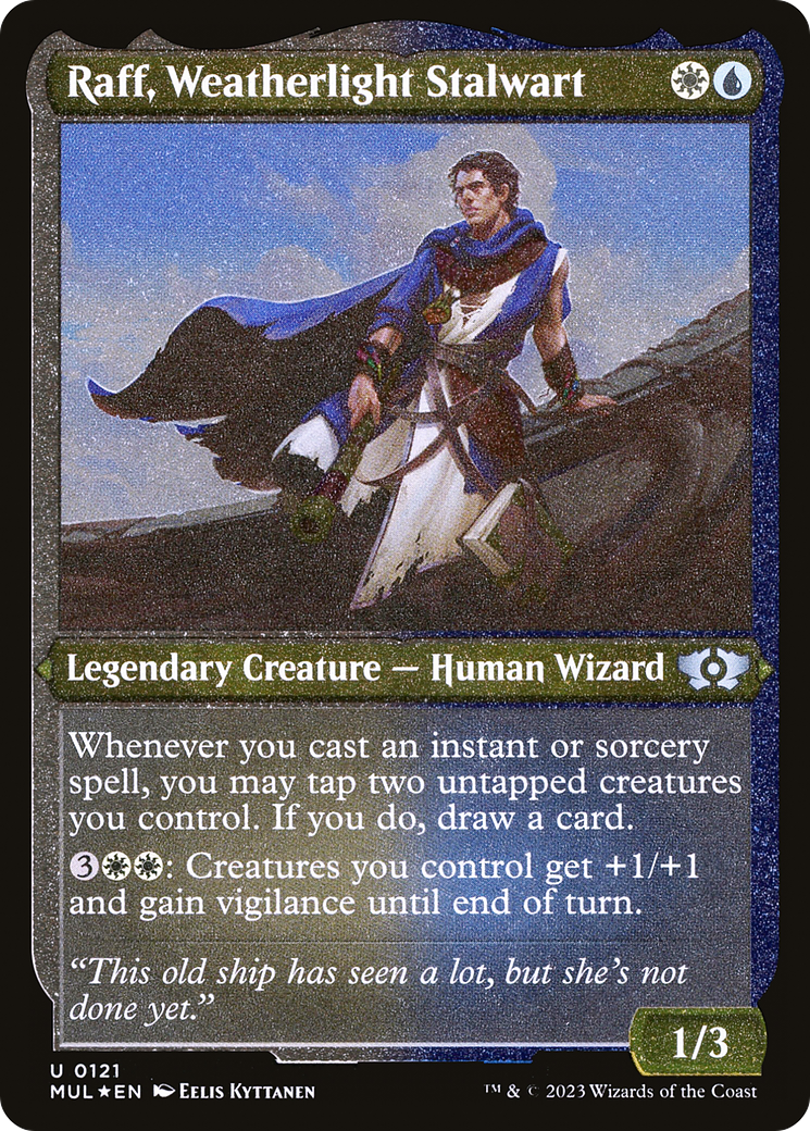 Raff, Weatherlight Stalwart (Foil Etched) (MUL-121) - Multiverse Legends Foil | Grognard Games