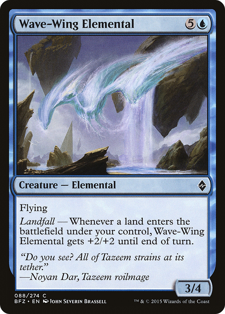 Wave-Wing Elemental [Battle for Zendikar] | Grognard Games